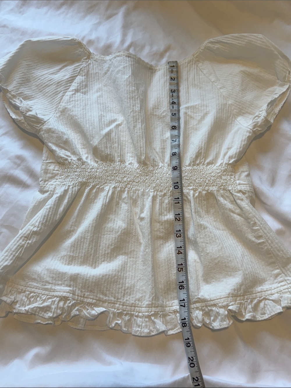 Brandy Melville Ruffle Top - Picture 5 of 6